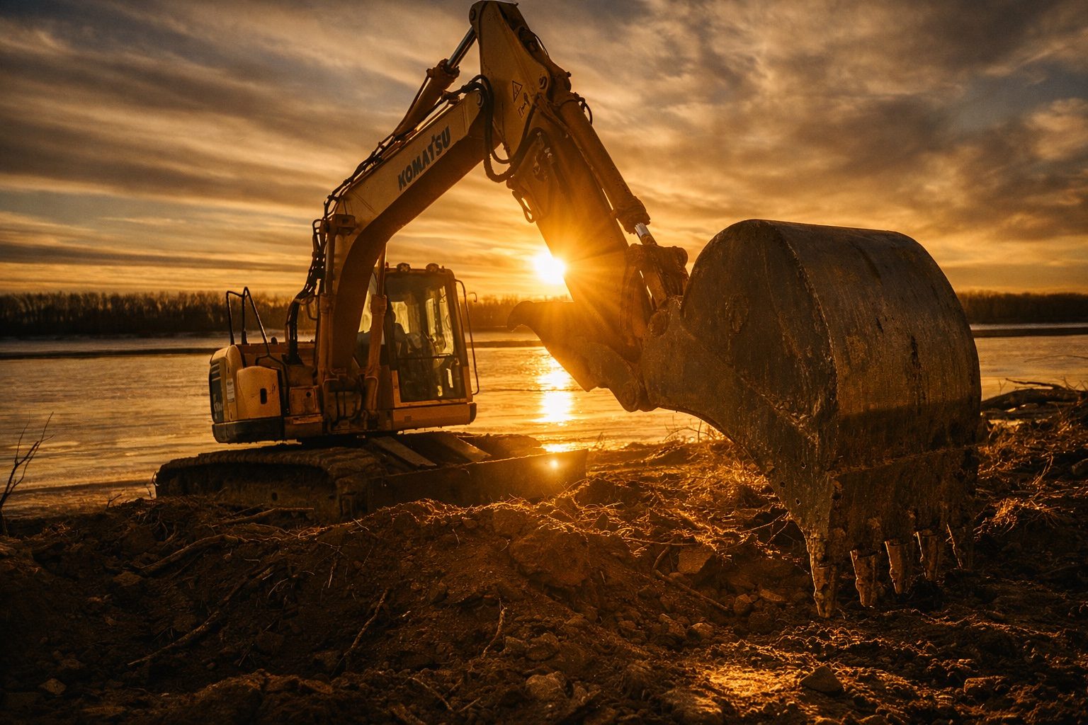 Professional foundation excavation work for residential and commercial buildings in North Dakota